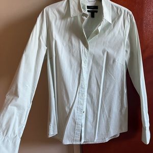 J Crew Stretch Perfect Button Down - Mint Green size XS